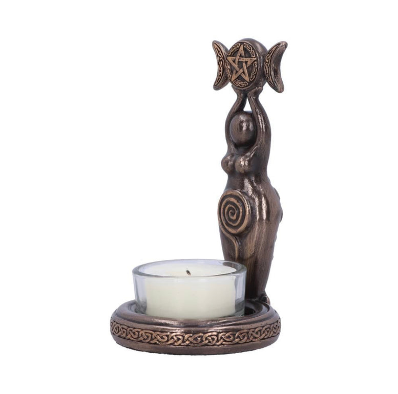 Triple Goddess Tea Light Holder 12cm | Goddess | Deity | Wicca | Pagan | Witchcraft