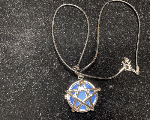 Opalite Pendant Pentagram Necklace