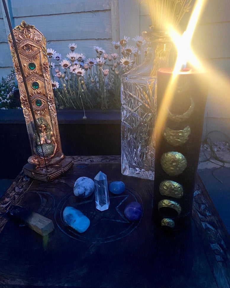 Self-love & Healing Ritual Oil including Spell Candle | Witchcraft | Wiccan | Pagan | Love Spell | Oil | Essential Oils