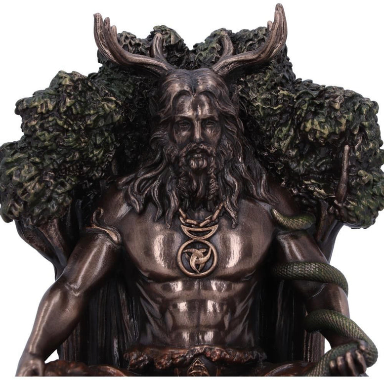 Cernunnos Tea-Light Holder 13.5cm | Witchcraft | Wiccan | Pagan | Deity | God | Horned God | Shrine | Occult | Goth