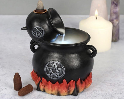 Double Pouring Cauldrons Backflow Incense Burner