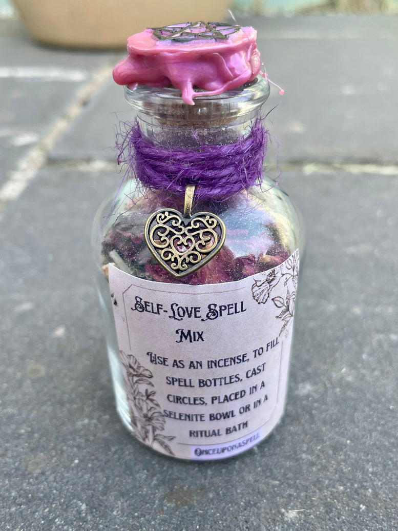 Self-Love Spell Mix | Witchcraft | Wiccan | Pagan | Incense | Charm | Ritual | Bath | Self Care | Spell Bottle | Spell | Incense