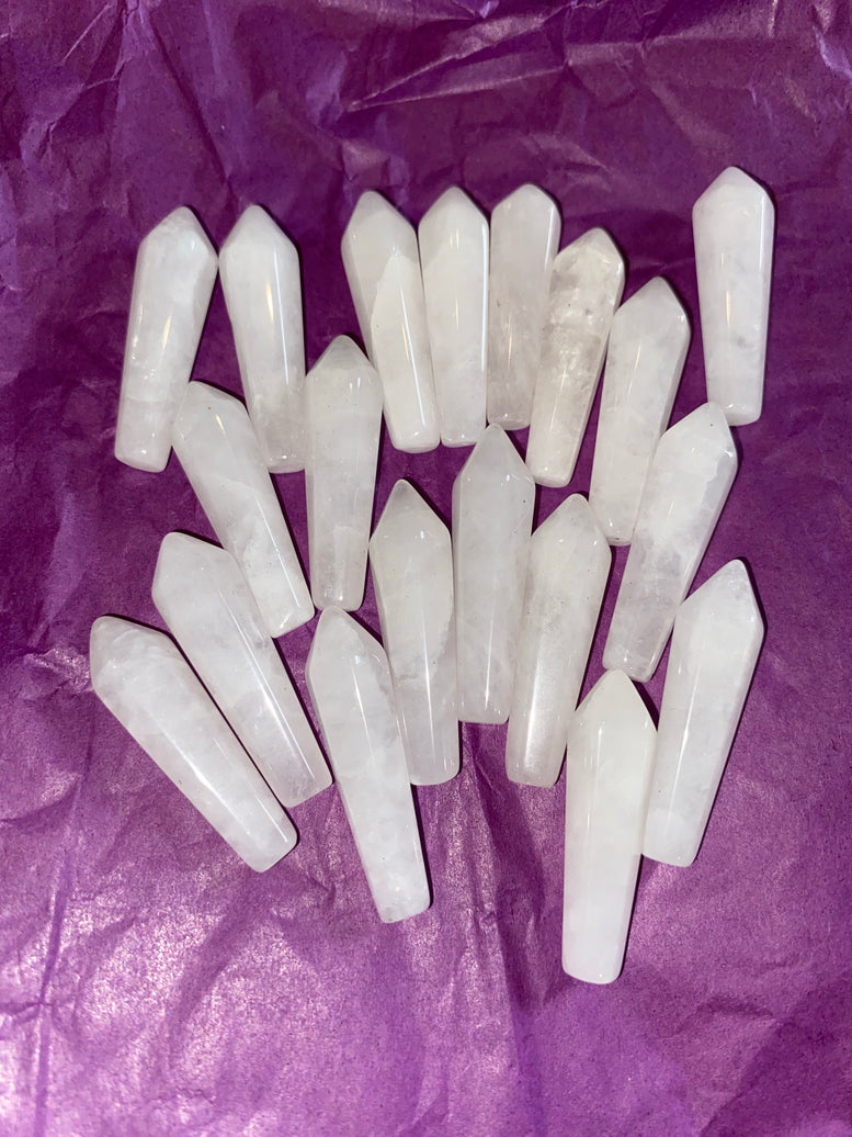 White Jade Natural Point | Gemstones | Natural Gemstone | Reiki | Energy | Polished | Crystal Point | Crystal Bullet | Jewels