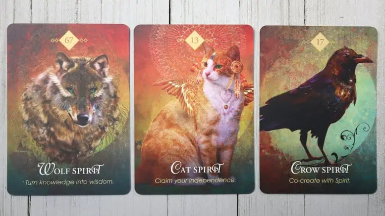 The Spirit Animal Oracle Cards | Tarot | Deck | Witchcraft | Wiccan | Pagan | Spirit Guides | Gift | Divination | Card Reading | Cards