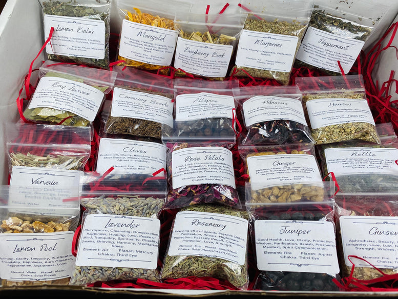 Apothecary | Herb Set - 20 Herbs | Dried Herbs | Witchcraft | Wiccan | Pagan | Ritual