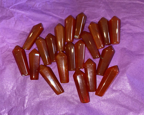 Carnelian Natural Point | Gemstones | Natural Gemstone | Reiki | Energy | Polished | Crystal Point | Crystal Bullet | Jewels