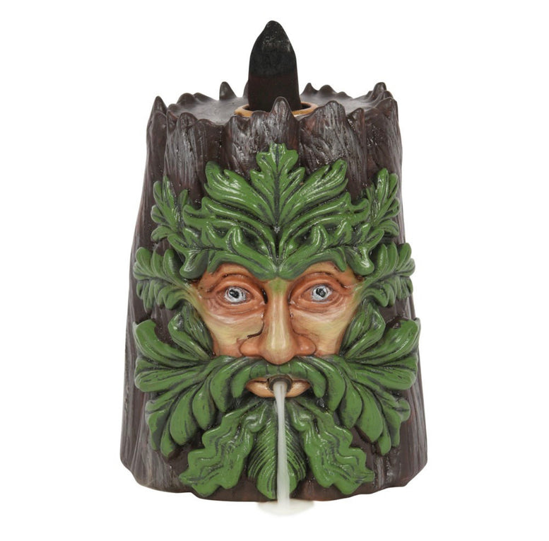 Spirit of the Trees Green Man Backflow Incense Burner | Tree Spirit | Deity | Wicca | Pagan | Witchcraft | Fragrance | Home Decor | Gift
