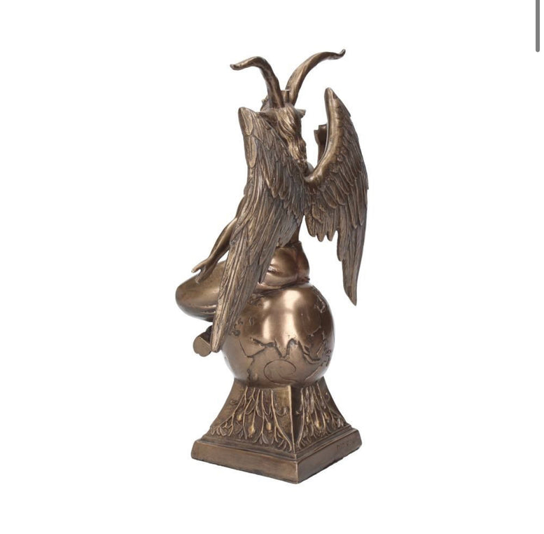 Baphomet Occult Mystical Figurine Bronze Gothic Ornament 24cm | Witchcraft | Wiccan | Pagan | Baphomet | Horned God | Deity | God | Occult