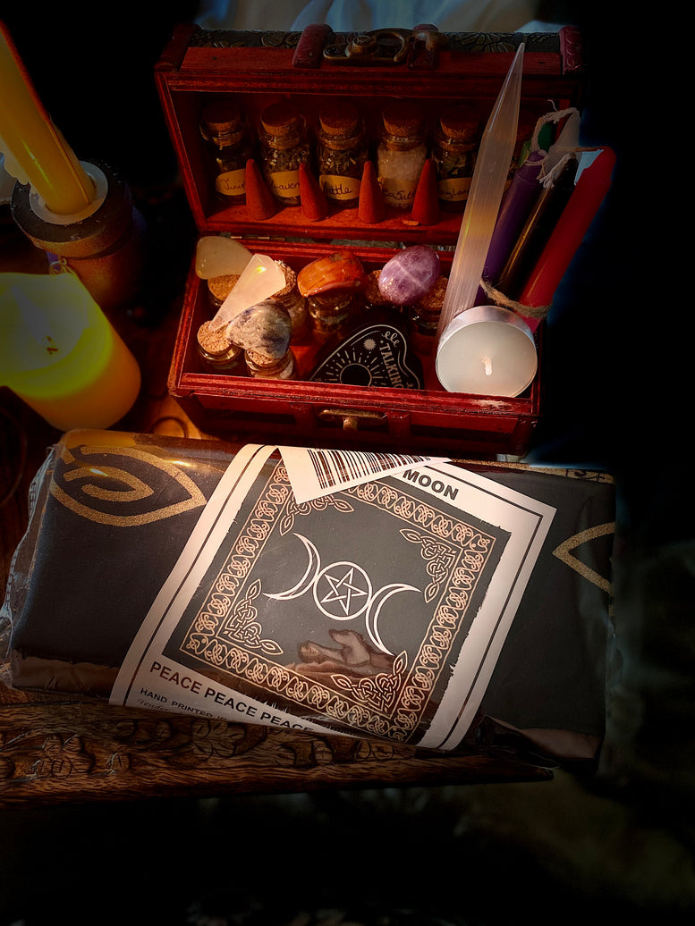 Witch’s Altar Box and Supplies