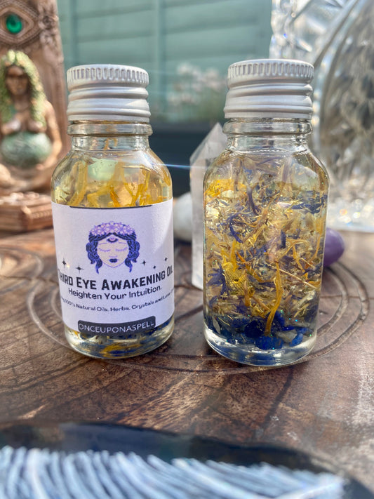Third Eye Awakening & Intuition Ritual Oil | Pagan | Witchcraft | Wiccan | Spell Oil | Spells | Essential Oils | Fragrance