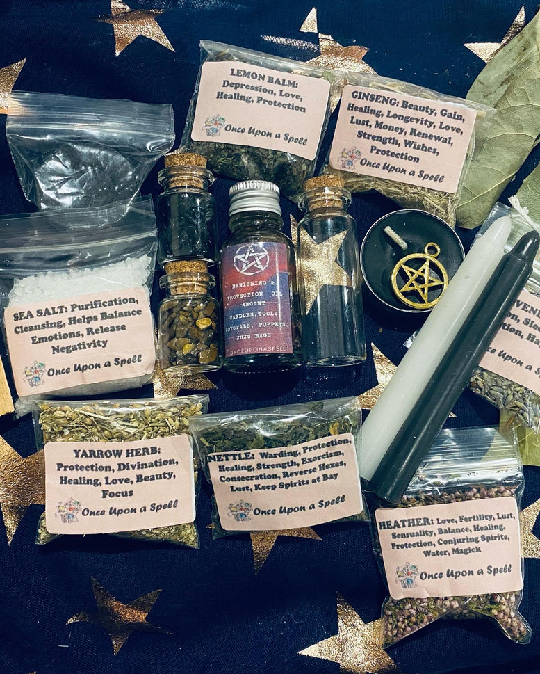 Eclectic Witch Chest of Rituals & Supplies | Witchcraft | Wiccan | Pagan | Witch Kit | Baby Witch | Crystals | Incense | Herbs | Oils