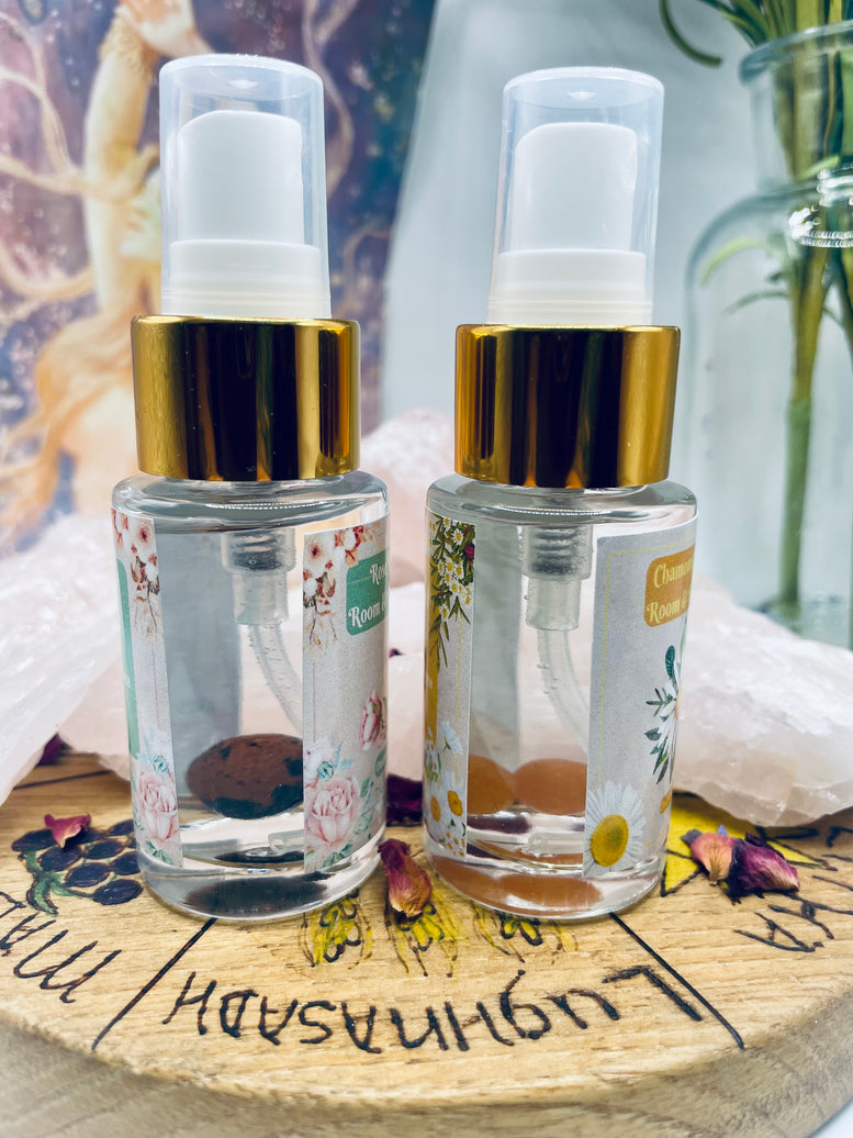 Rose Water & Chamomile Water Room/Body Mists | Facial Toner | Self love | Healing | Self care | Skin Care | Ritual | Cleansing | Wiccan