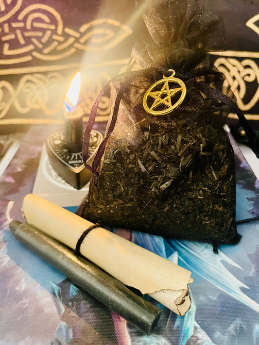 Witch’s Shield Sachet - Curse Breaker, Black magic protection