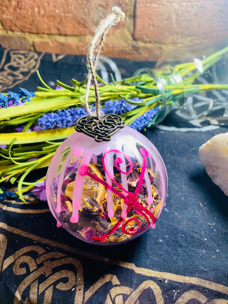 Large Love Attraction Witch Ball | Love Spell | Attract Love | Witchcraft | Pagan | Witchcraft | Altar | Altar Tool | Blessing