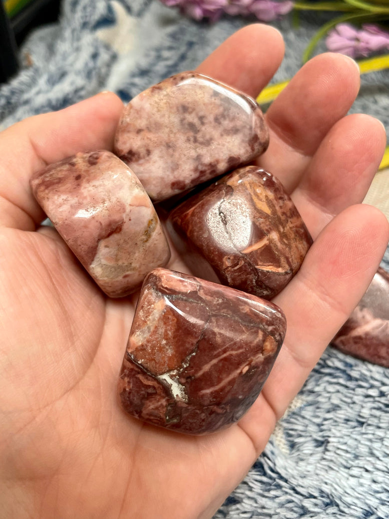 Natural Red Jasper Tumble Stones |Crystals | Reiki | Chakra | Witchcraft | Wiccan | Pagan | Stones | Healing | Crafts | Gemstones