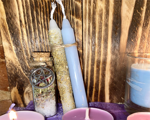 Calming Charm bottle & Candle Set